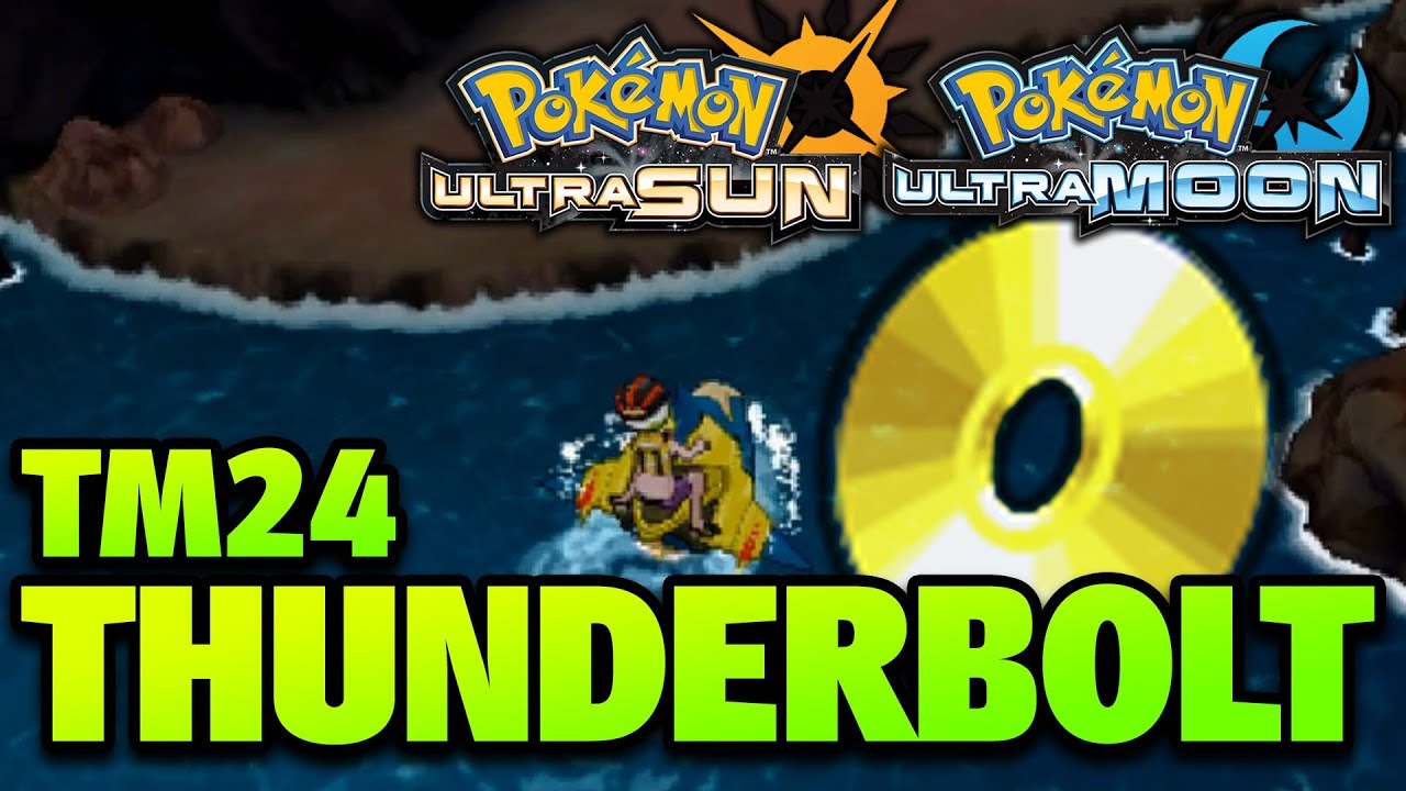 How to Get Thunderbolt Location &ndash; Pokemon Ultra Sun and Moon TM 24 Thunderbolt Location