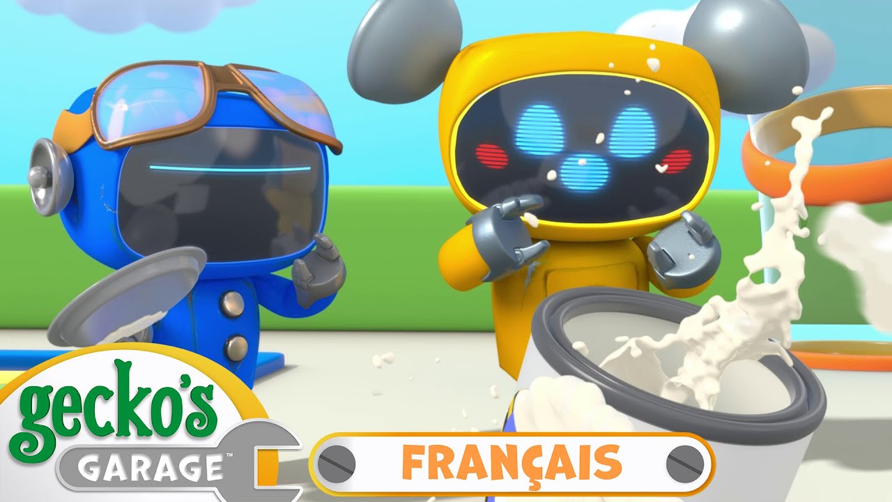 Un accident de peinture ! | Le Garage de Gecko｜Camions pour enfants