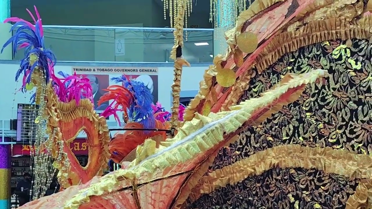 Piarco Aiport post Carnival decorations TT