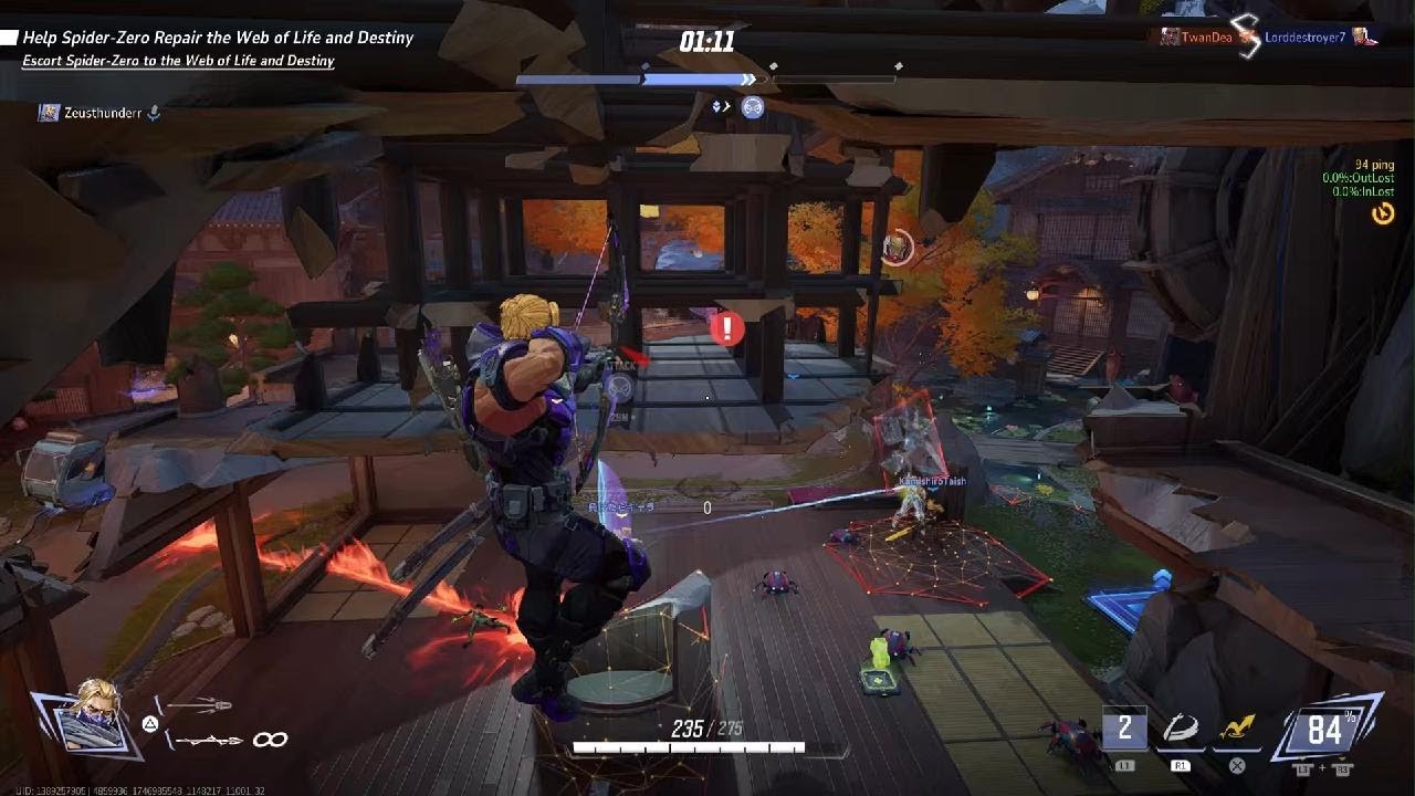 Marvel Rivals Hawkeye 48kills 0death gameplay