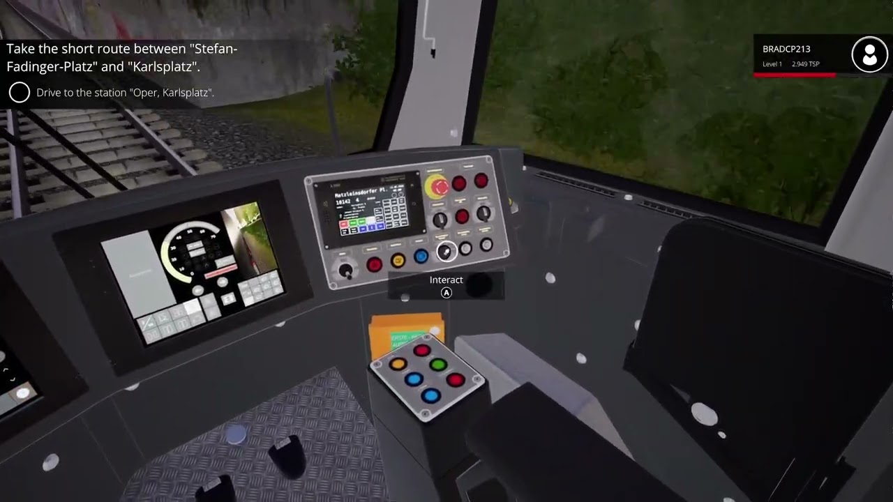 Tram sim scenario 3 short tour