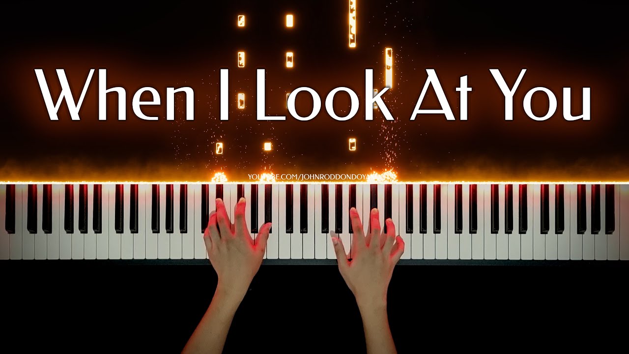 Miley Cyrus - When I Look At You | Piano Cover with Strings (with PIANO SHEET)