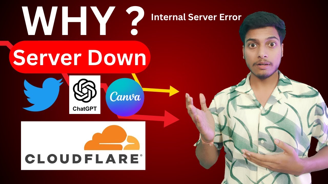 Internet Crash 2025: Cloudflare Down, Twitter Down, ChatGPT, SBI, FreeFire All Stopped Working 🤯