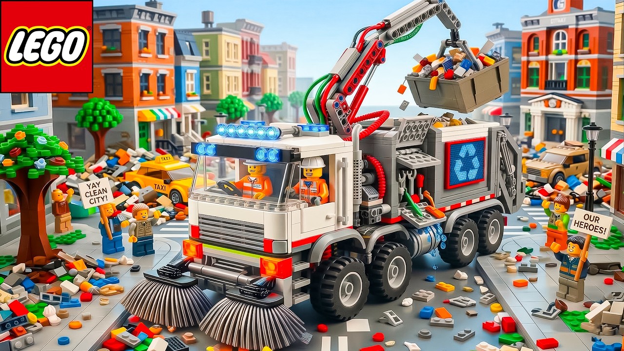 Автоматическая уборочная машина LEGO 🎰 | Креативные игрушки LEGO