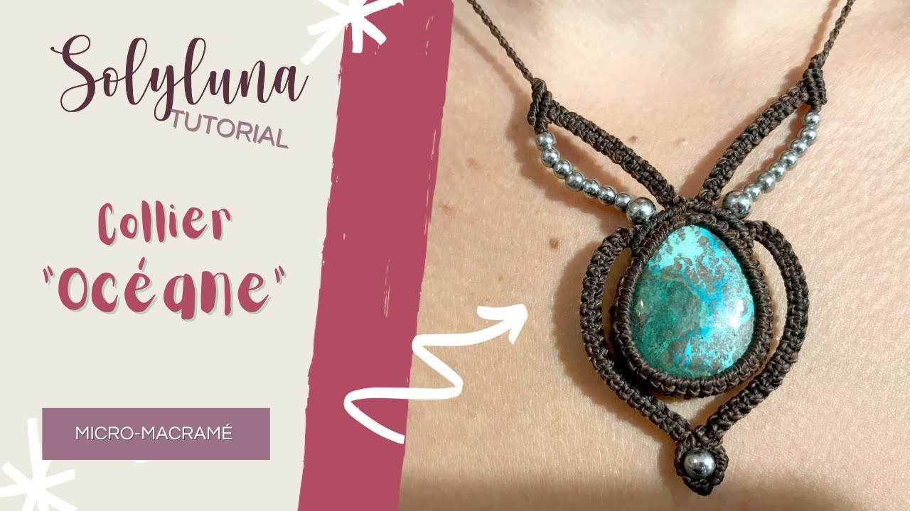 DIY micro macramé : Collier 