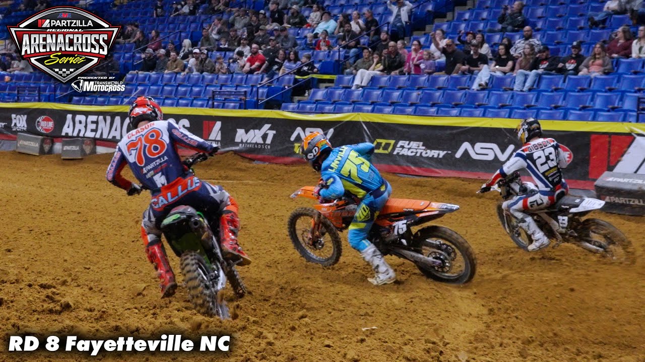 Partzilla Arenacross Round 8 Race Highlights | Stacked Competition in Fayetteville NC