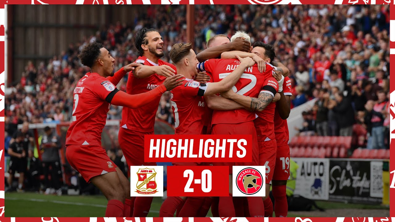 Extended Highlights: Swindon Town vs Walsall