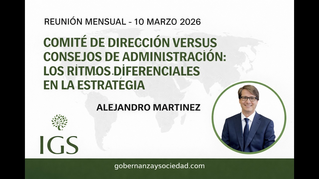 IGS: Reunión mensual con Alejandro Martínez (Presidente No Ejecutivo Adlanter y Senior Advisor Nexe)