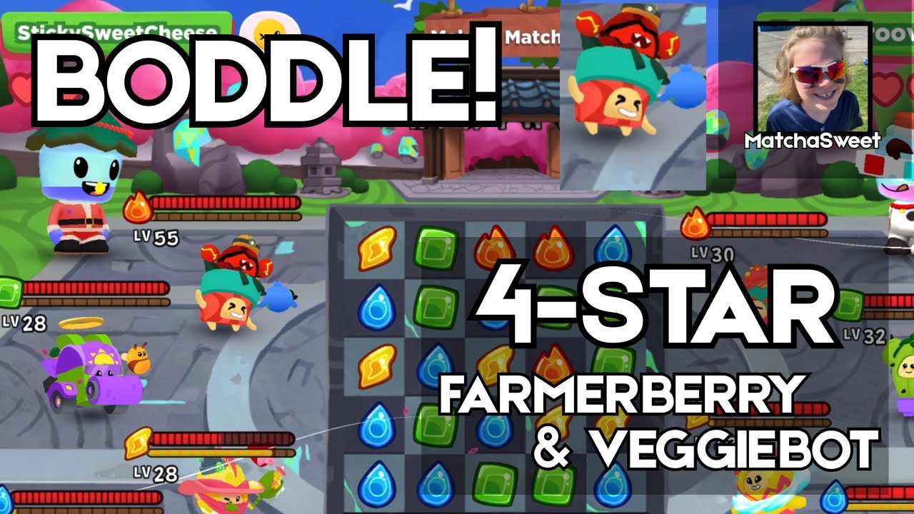 4-STAR FARMERBERRY AND VEGGIEBOT!!!!!!! 3 BODDLE WINS IN A ROW!!!