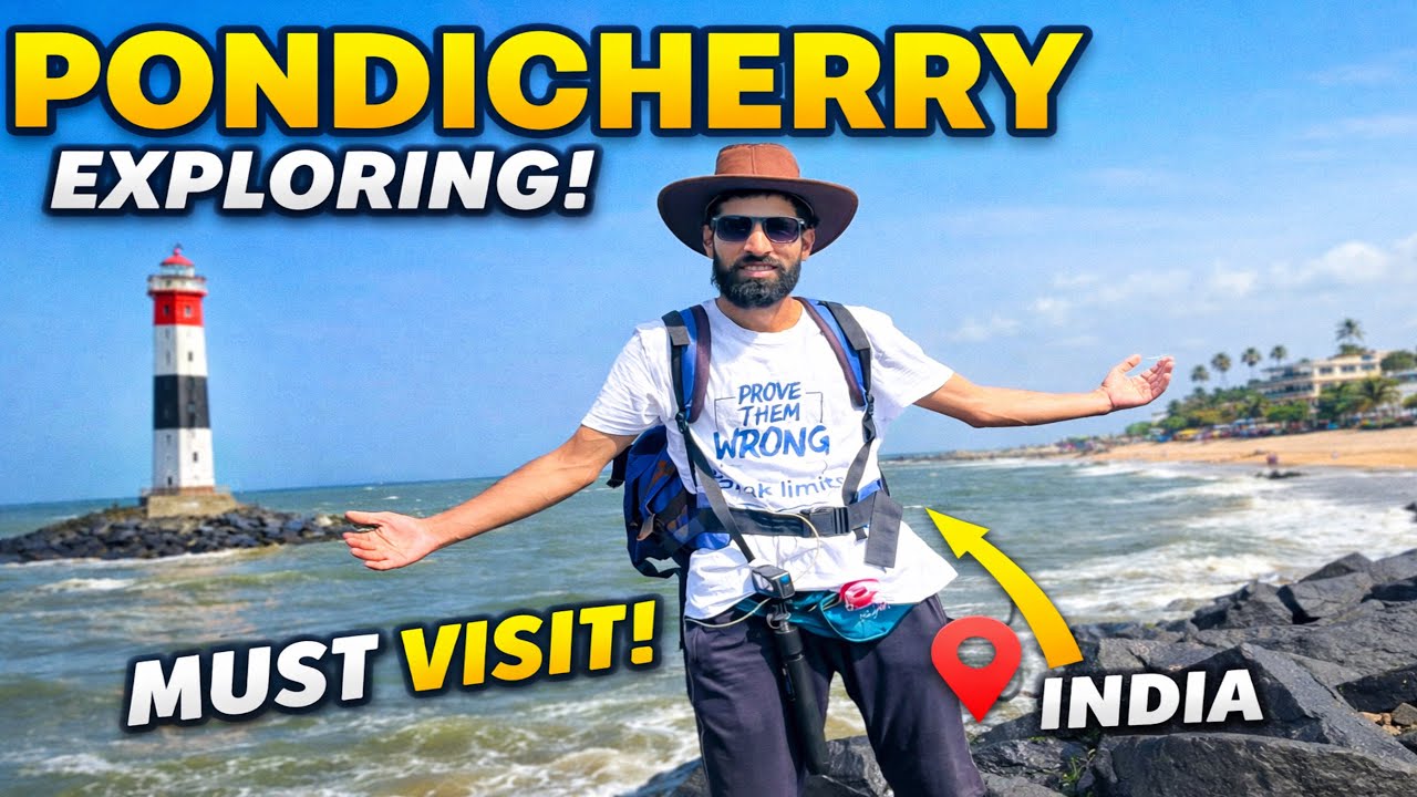 Day 14 || Pondicherry Solo Travel | Beaches, Streets & Peace