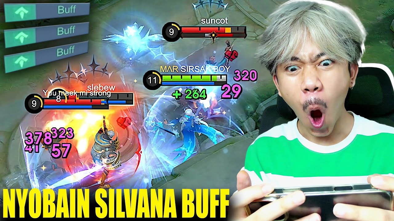 NYOBAIN MAIN SILVANA BUFF TERNYATA SEMAKIN OVERPOWER GUYS - Mobile legends