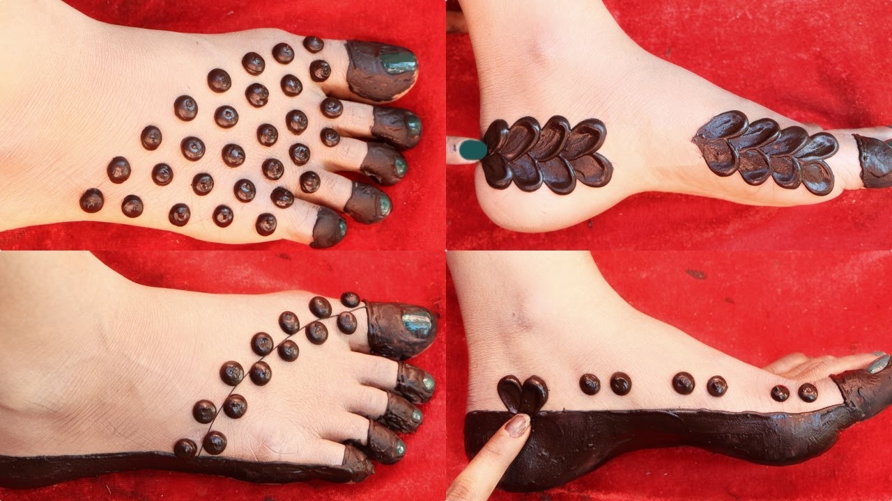 Different easy mehndi dessign - Simple mehndi designs leg |mehandi design |mehandi feet