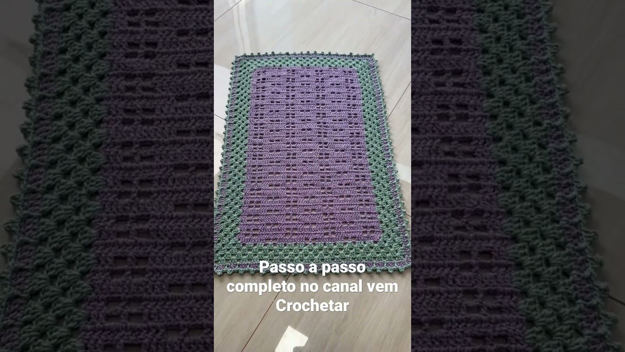 Tapete de croch&ecirc; simples