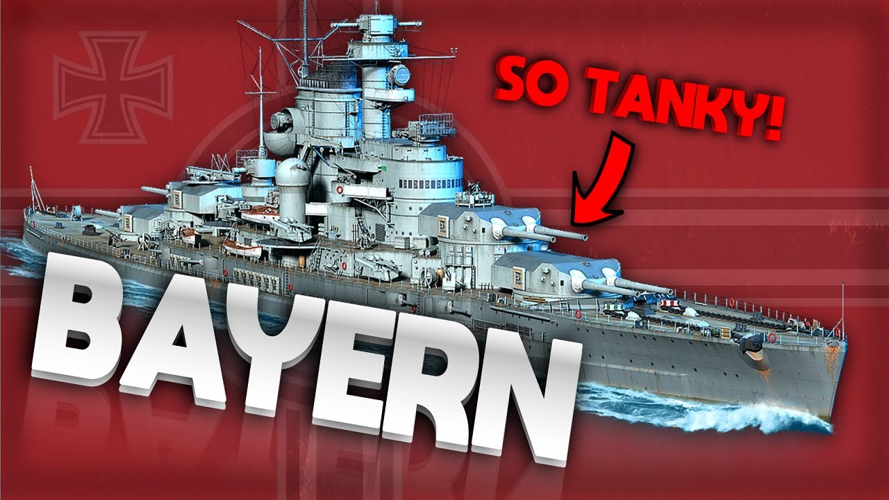 Bayern is an absolute UNIT in World of Warships Legends