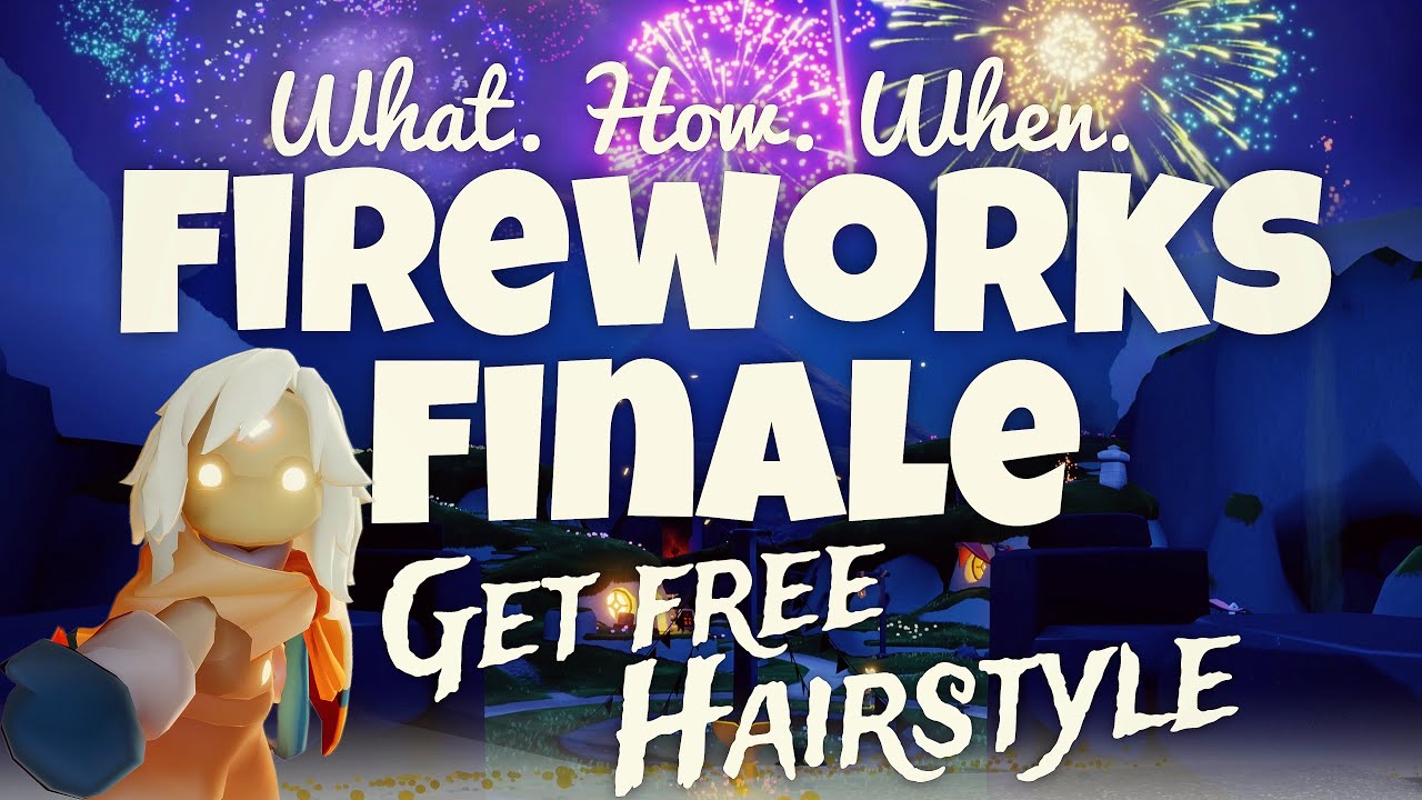 Finally, Join in Fireworks Show Now ✨ | GET FREE HAIRSTYLE | Sky children of the light | Noob Mode