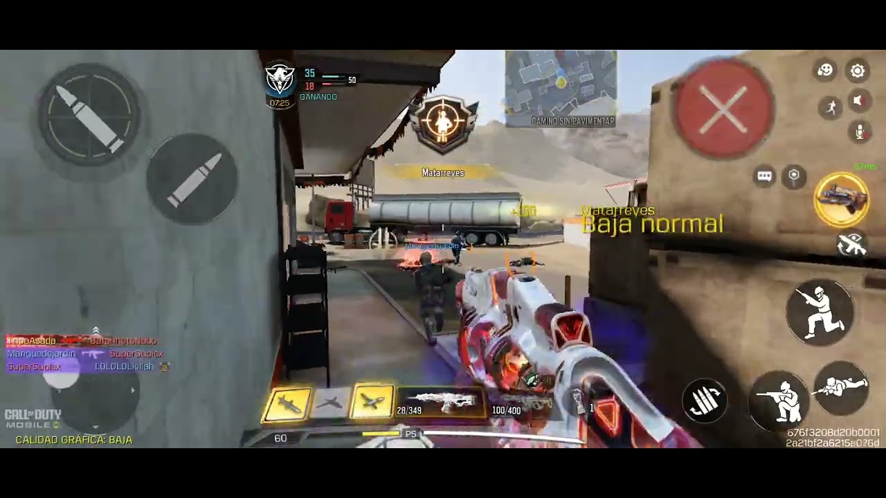 COD MOBILE Duelo por equipos lava remix.