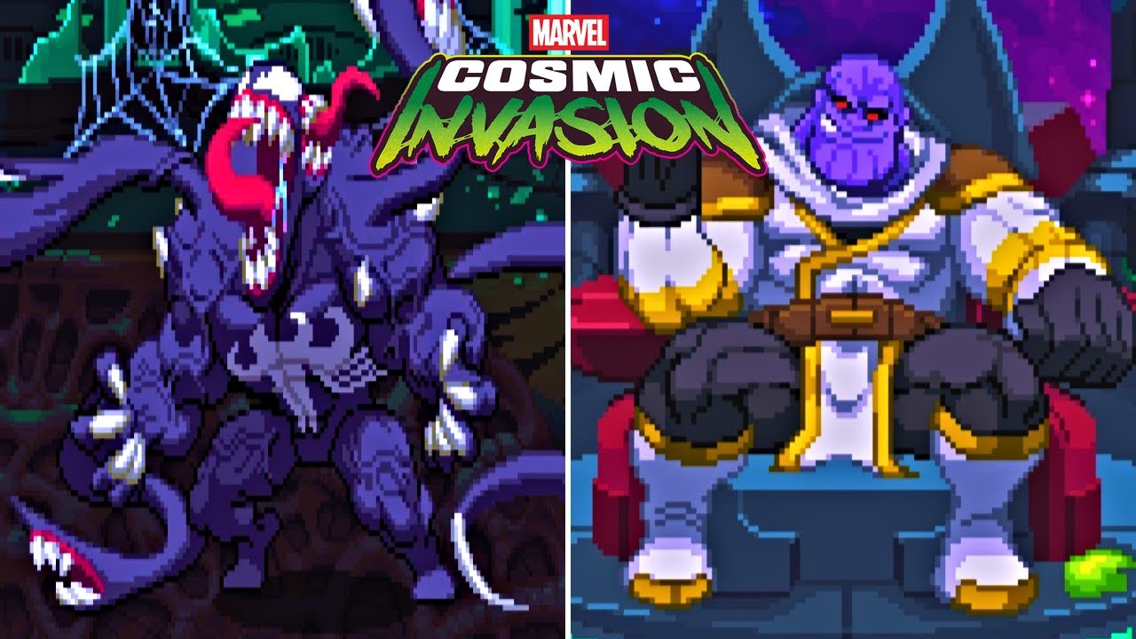 ALL Boss Fights Gameplay - Marvel Cosmic Invasion | No Commentary