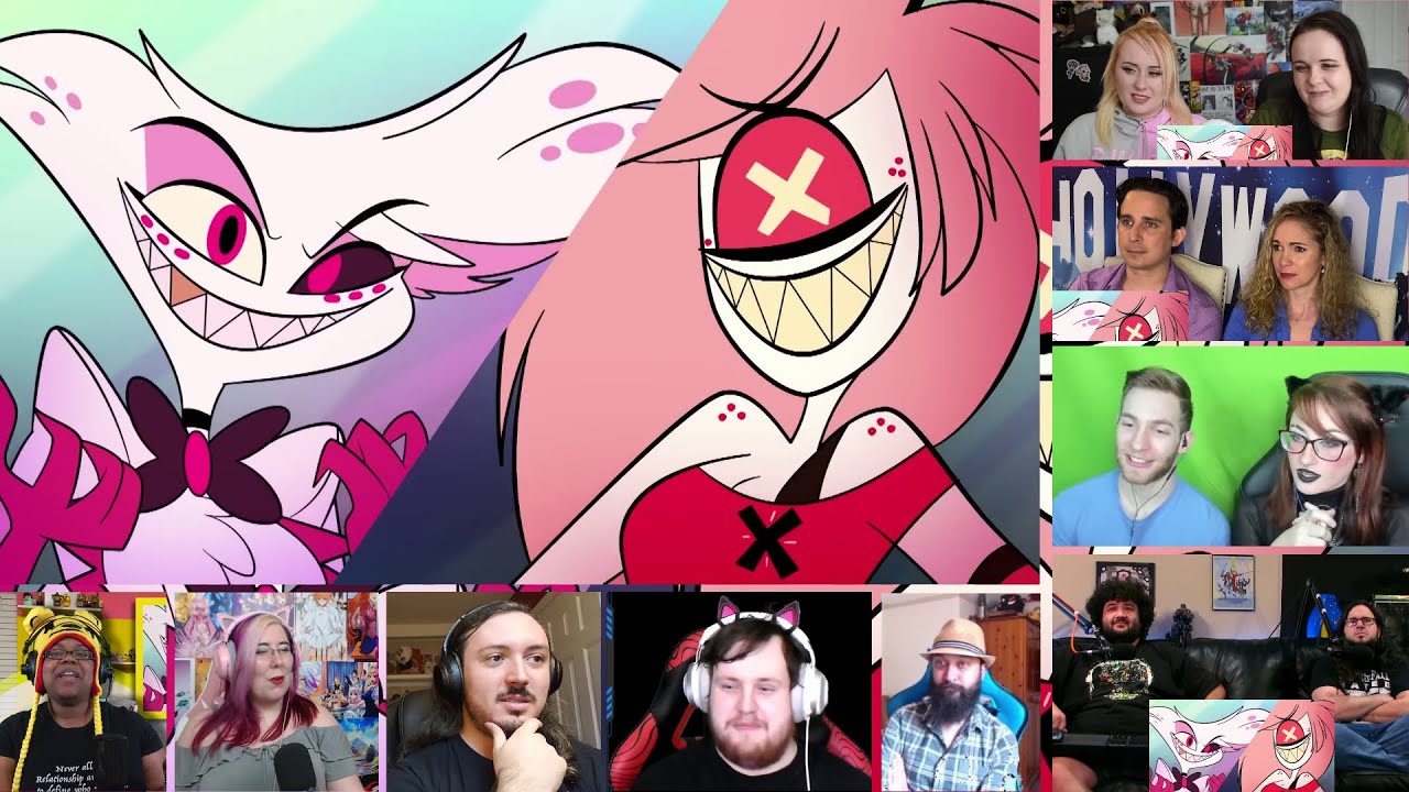 ADDICT (Music Video) - HAZBIN HOTEL REACTION MASHUP