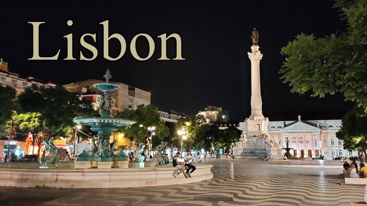 Lisbon Night 🇵🇹 Walk - Rossio, Martim Moniz, Campo dos Mártires da Pátria