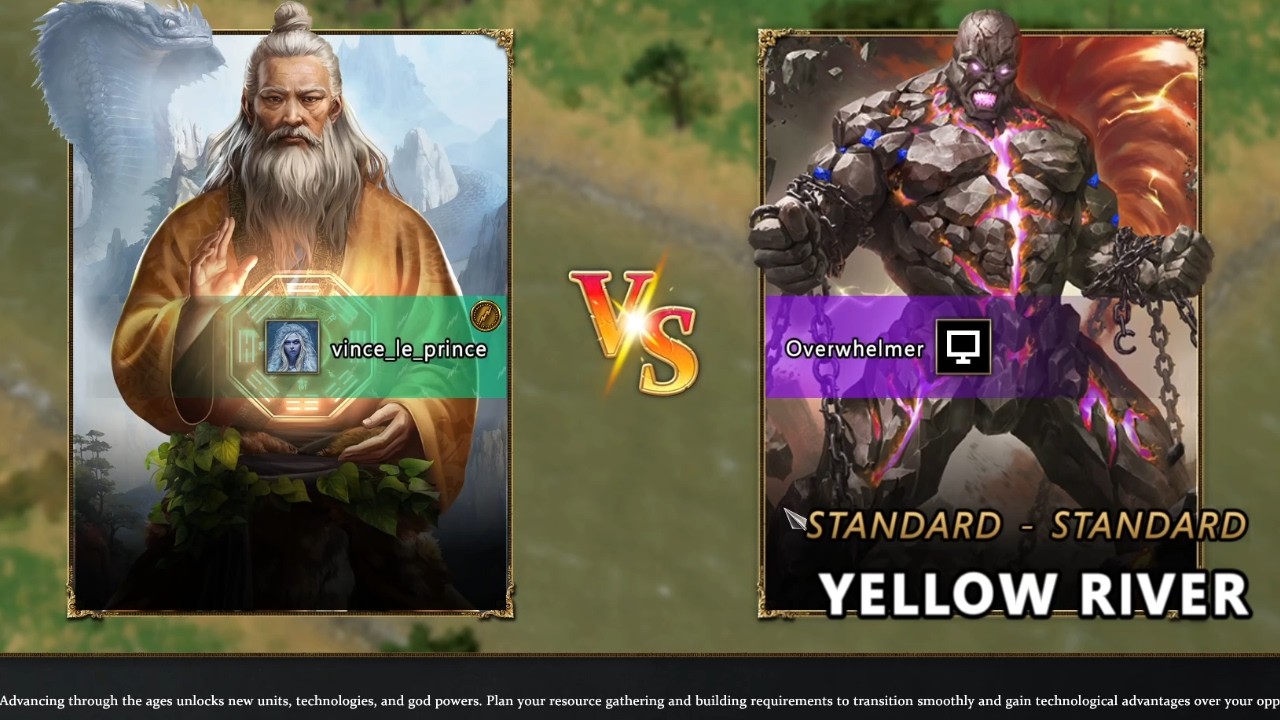 Age of Mythology Retold | Skirmish | 1 na 1 | Yellow River | Bez komentarza