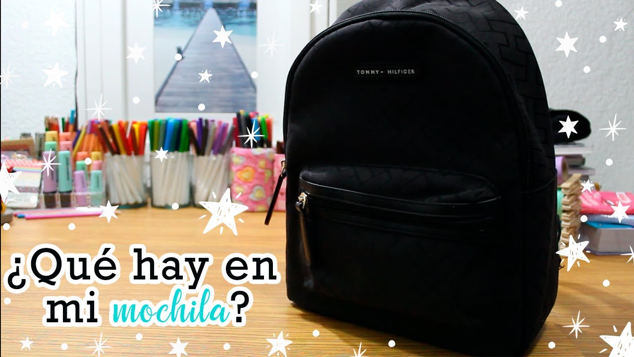 Organizando mi mochila para la universidad | ¿Qué hay en mi mochila? 🤩🌟📓