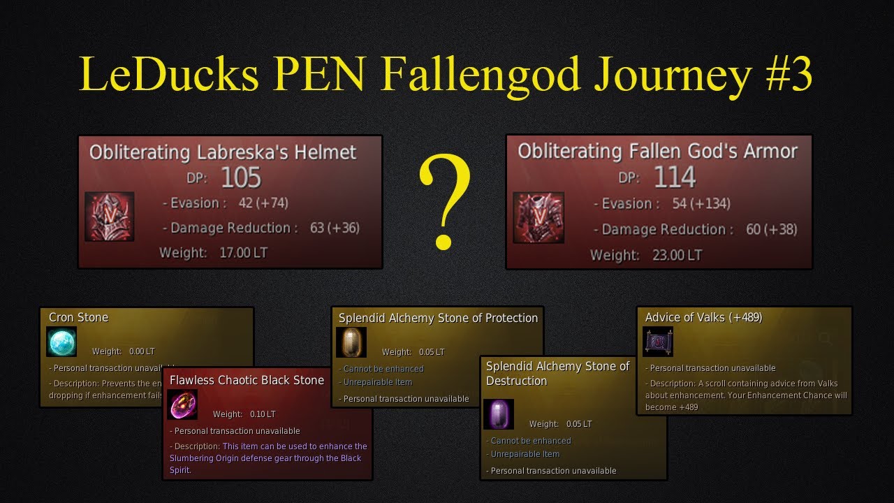 PEN Fallengod Journey LeDuck Part 3