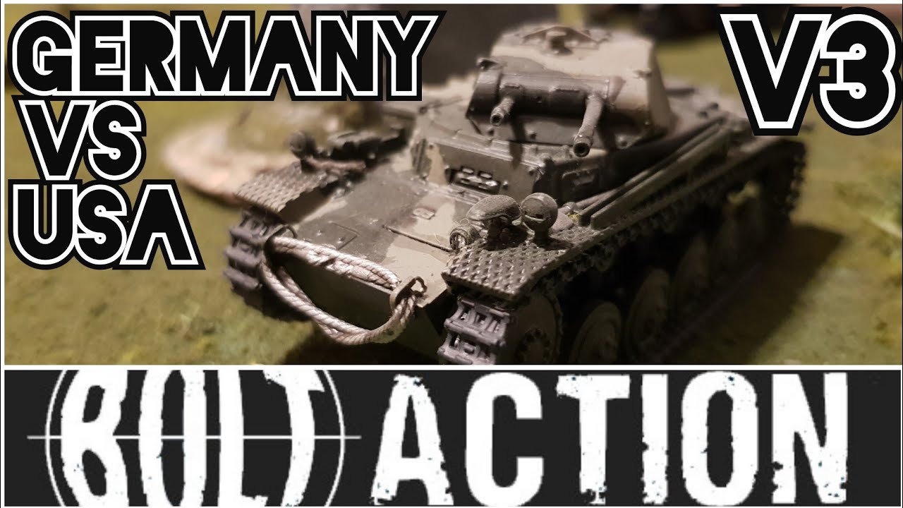 US Army vs Germany - Bolt Action Battle Report #wargaming #boltaction #warlordgames