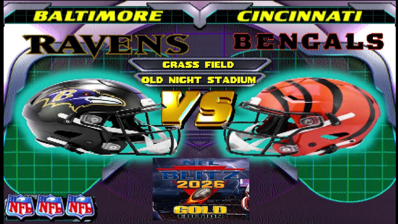 NFL BLITZ 2026 GOLD EDITION RAVENS VS BENGALS | 4K60 UHD