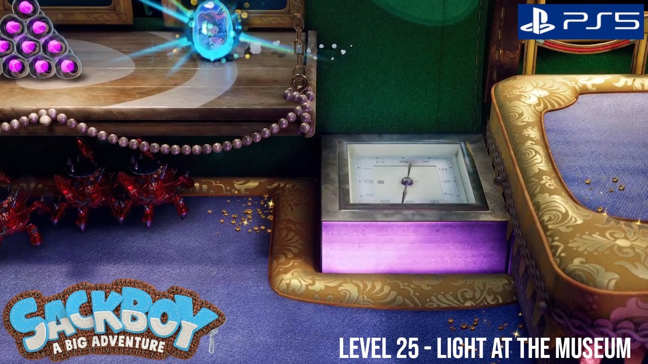 Sackboy | Level: Light at the Museum | Walkthrough to All 5 Orbs!