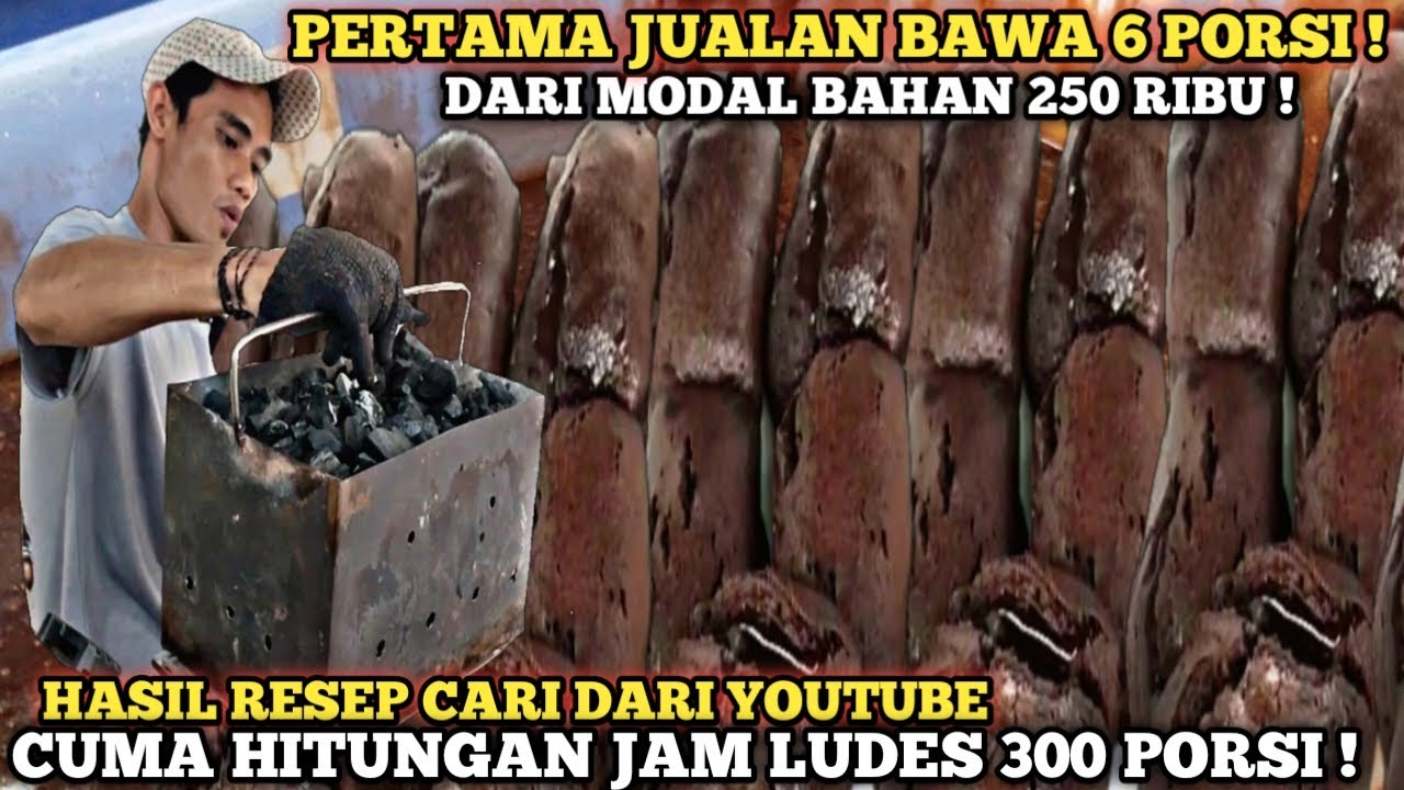 CARI RESEP SENDIRI DARI YOUTUBE | LUDES 300 PORSI CUMA HITUNGAN JAM IDE USAHA  JAJANAN VIRAL 2024