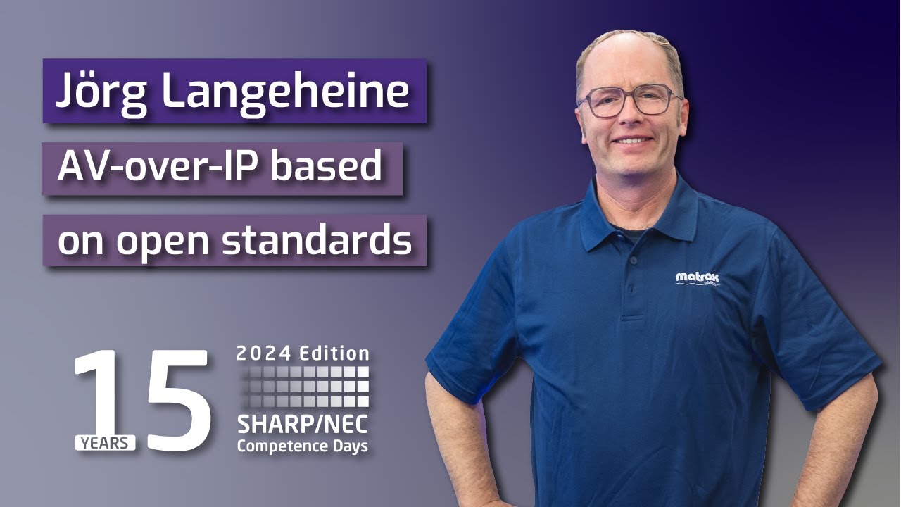 What is IPMX and ST 2110❓ On the examples of Matrox Video devices | J&ouml;rg Langeheine
