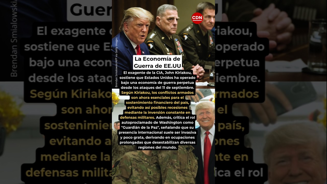 EXAGENTE CIA: "EEUU Vive de una ECONOMÍA de GUERRA Permanente" 
