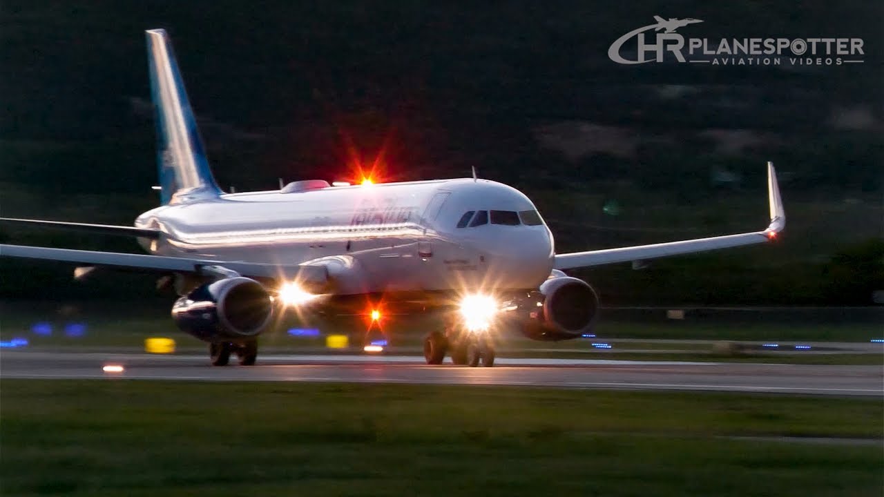 Incredible Jetblue landing and take off at Ponce Mercedita Full Power Take off.