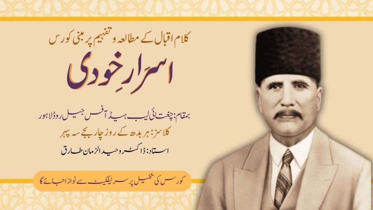 Asrar e Khudi | Feb 11, 2026 | Fikr-e-Iqbal Lecture Series | Dr. Waheed-Uz-Zaman