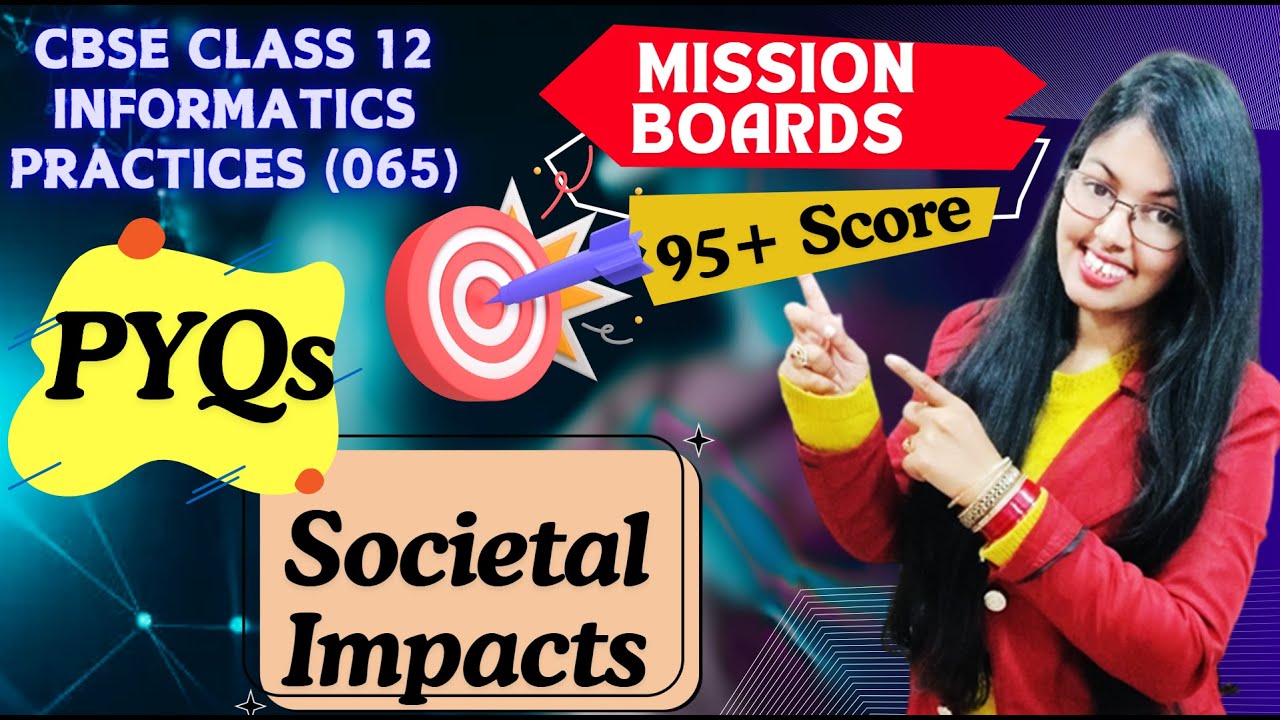 PYQs of Societal Impacts | Important Questions of Societal Impacts | CBSE Class 12  IP (065)