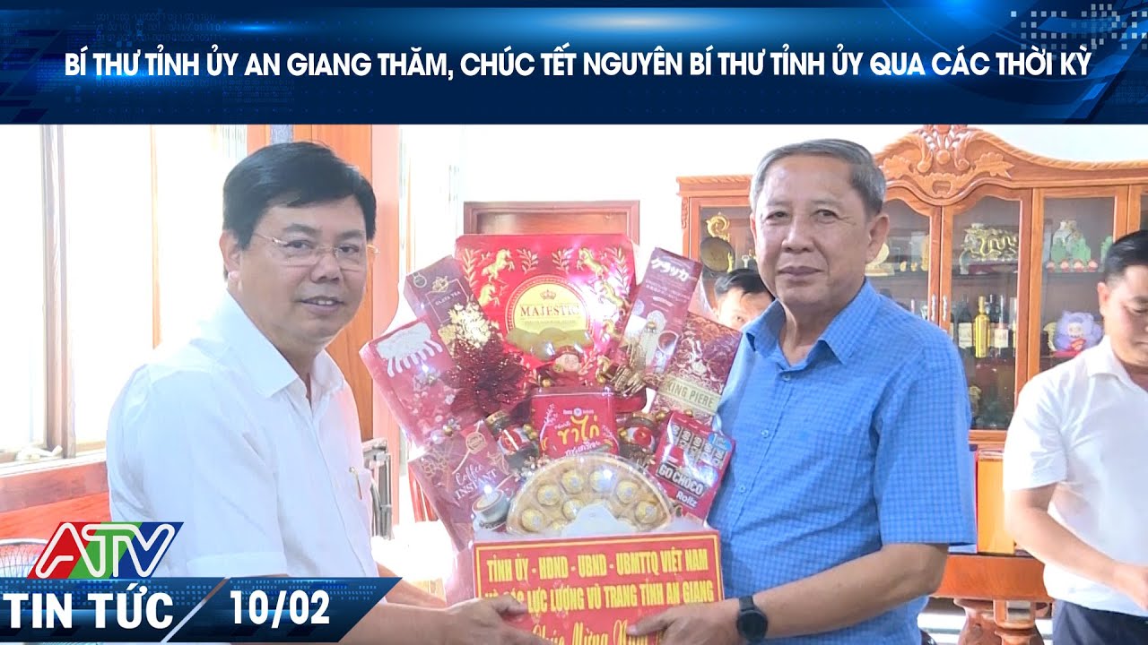 BÍ THƯ TỈNH ỦY AN GIANG THĂM, CHÚC TẾT NGUYÊN BÍ THƯ TỈNH ỦY QUA CÁC THỜI KỲ
