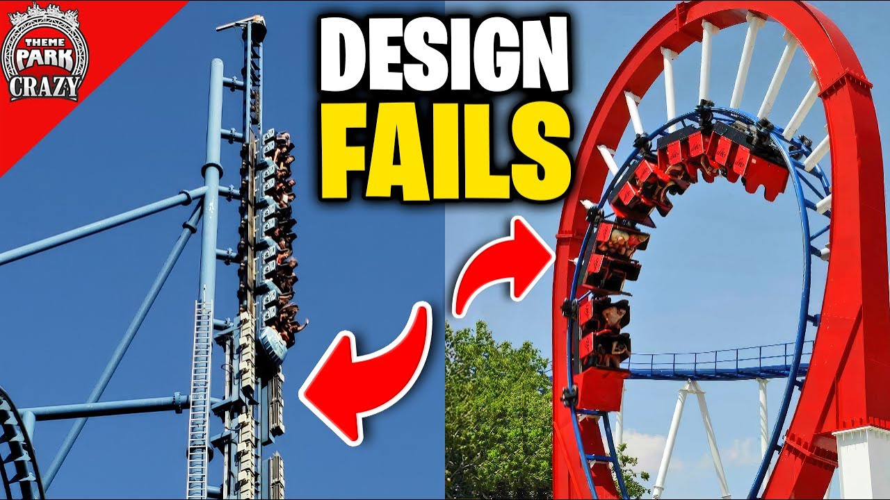 Top 10 Roller Coaster Design FAILS
