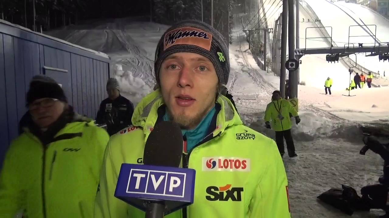 Dawid Kubacki po konkursie drużynowym w Kuopio