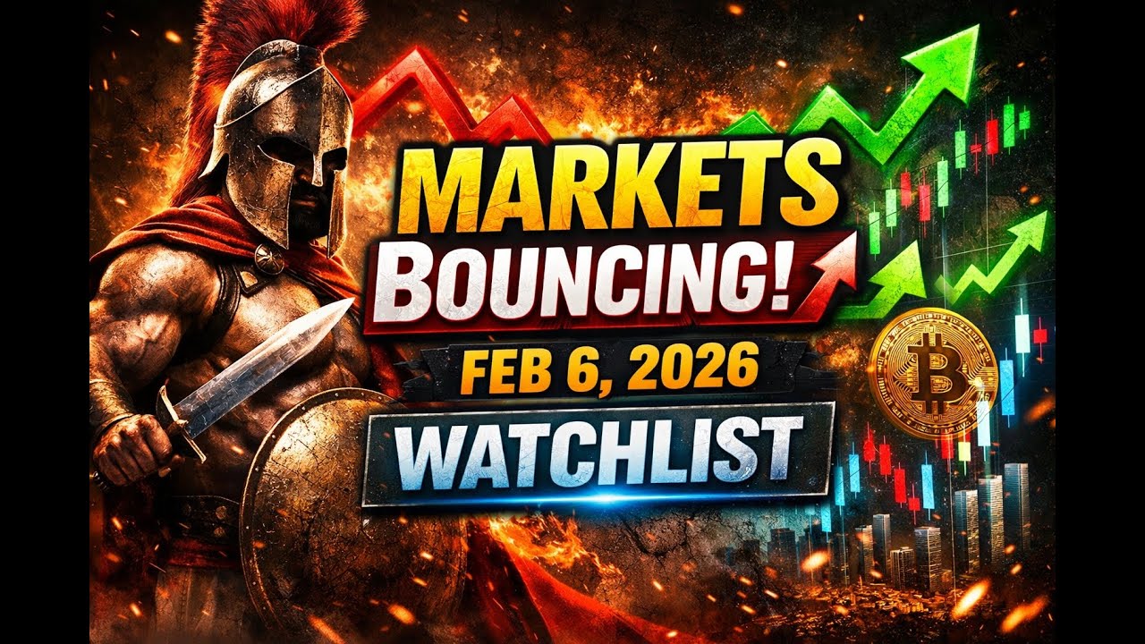 MARKETS BOUNCING! 📉➡️📈 | OVERKILL WATCHLIST Feb 6, 2026