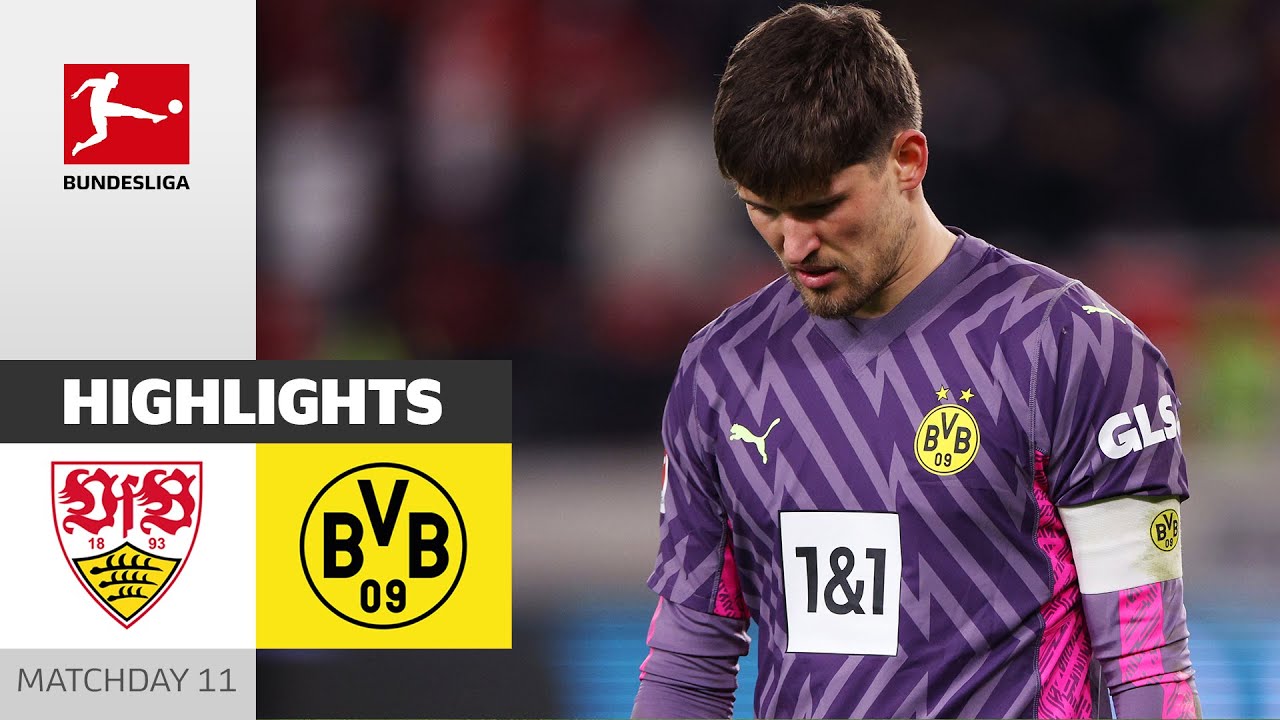 VfB Stuttgart - Borussia Dortmund 2-1 | Highlights | Matchday 11 – Bundesliga 2023/24