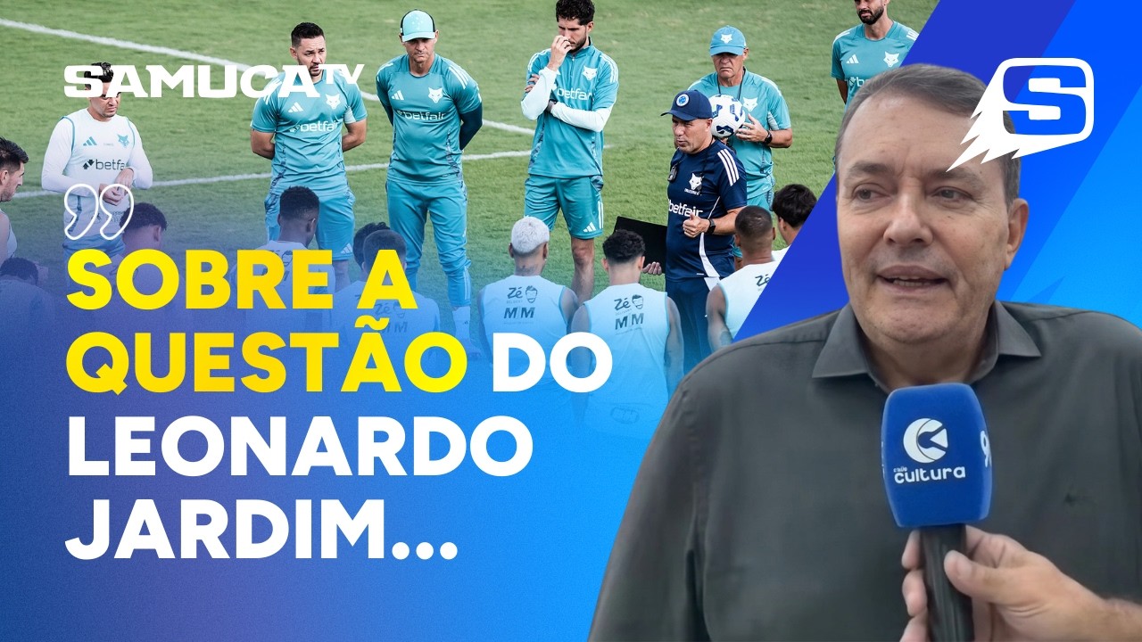 PEDRINHO FALA SOBRE JARDIM NO FLAMENGO E PROJETA CLÁSSICO DECISIVO ENTRE CRUZEIRO E ATLÉTICO