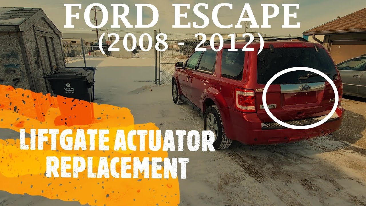 Ford Escape - LIFTGATE LATCH / ACTUATOR MOTOR REPLACEMENT (2008 - 2012)