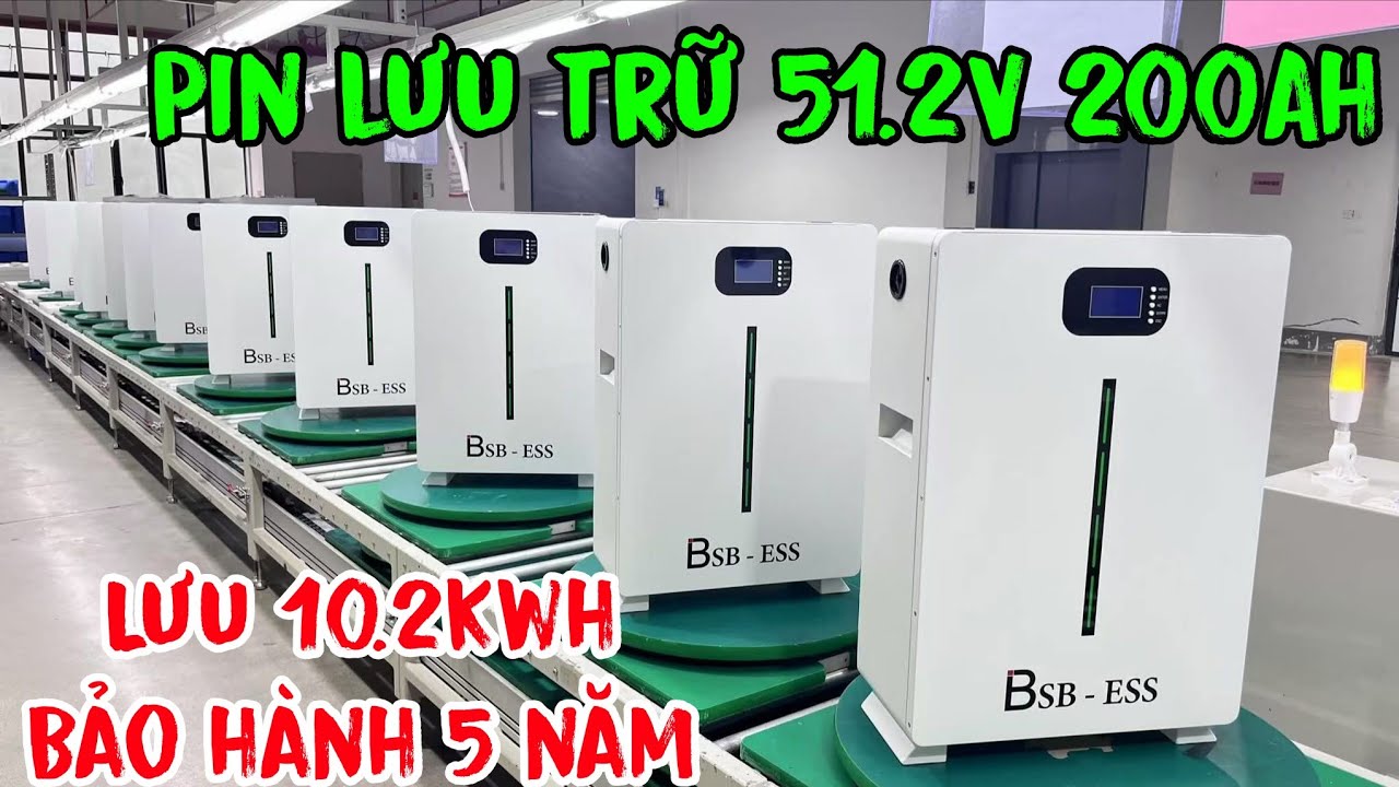 Pin lưu trữ 200Ah lưu 10kwh khá vừa miếng cho những combo điện mặt trời tầm trung @LUXPOWERTEK 