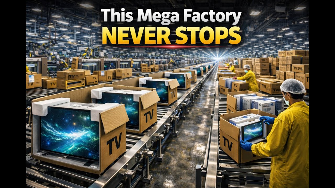 This Mega Factory Never Stops — Mass Production at an Insane Scale