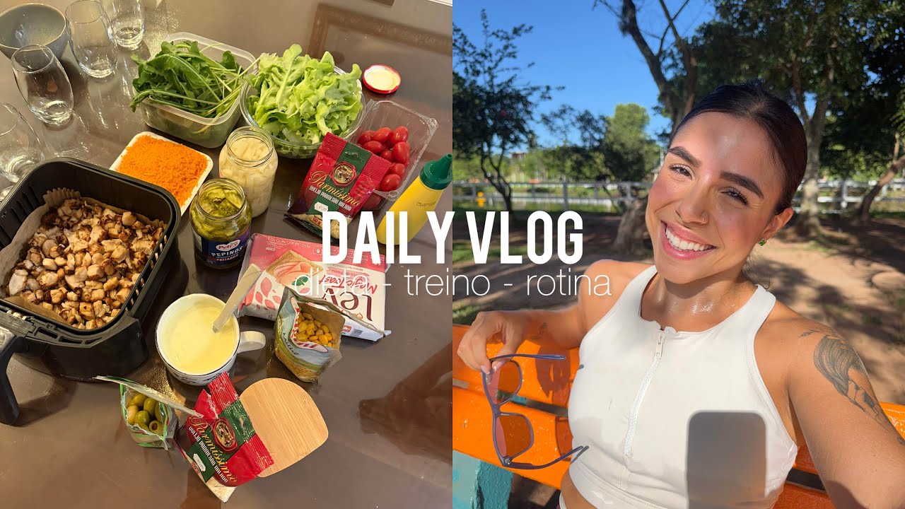 DAILY VLOG: um dia comigo com treino, alimentação, rotina, trabalho e mais 💜