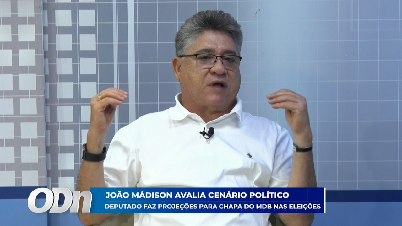 Deputado João Mádison faz projeções para chapa do MDB nas eleições 11 02 2026