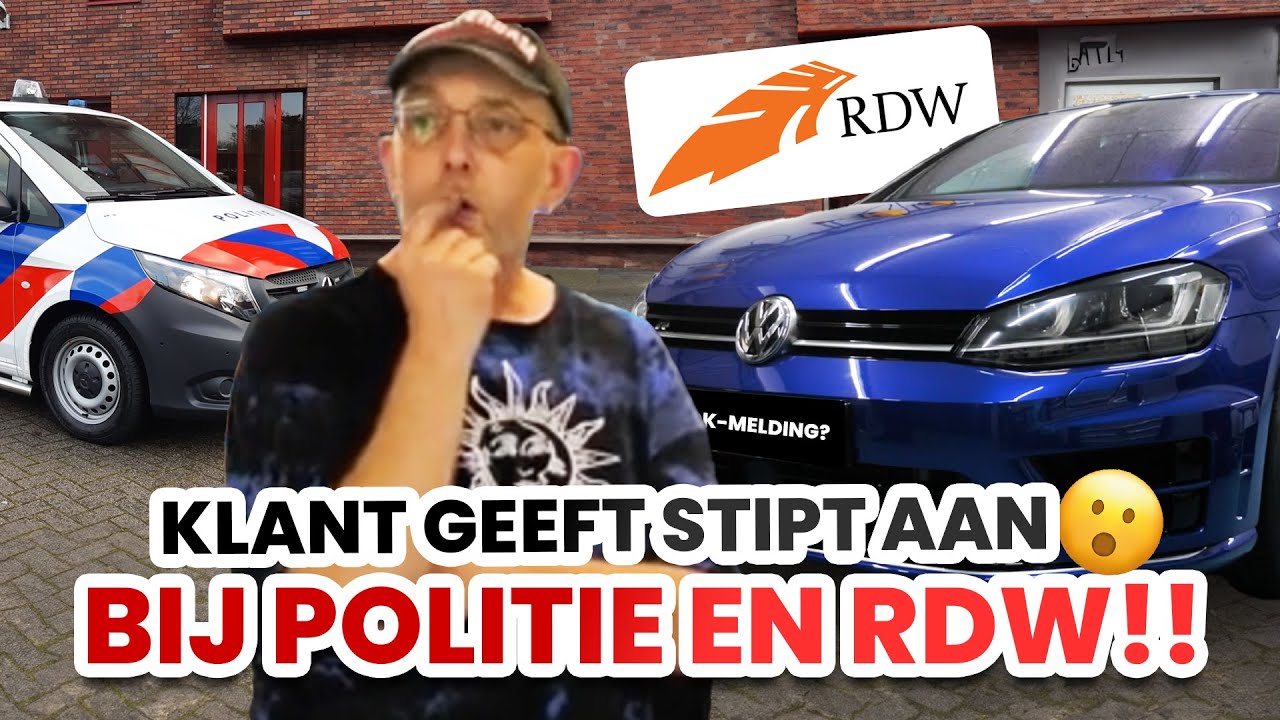 Klant geeft Stipt aan bij Politie en RDW!!
