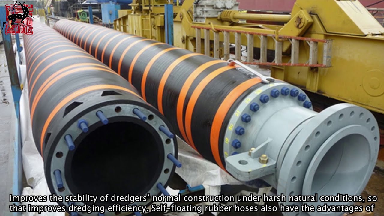 Application of self-floating rubber hoses in modern dredging industry