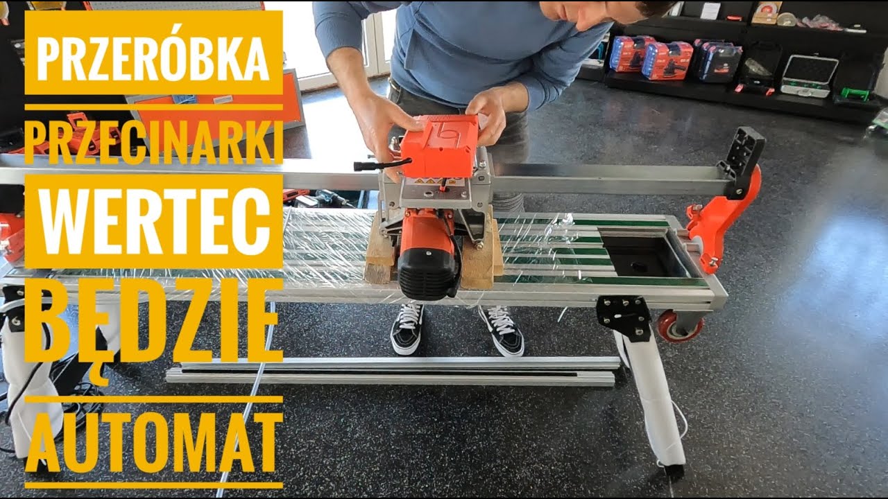 Montuję automatyczny posuw w przecinarce ręcznej Wertec #artfliz