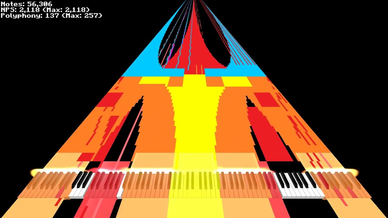 [Black MIDI] Europe - Final Countdown ~ BlackHawk 580 | 248,428 Notes